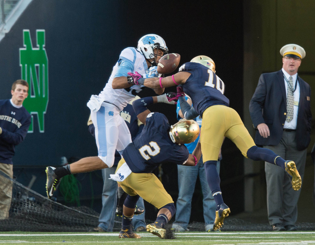 No. 6 Notre Dame Football vs. North Carolina