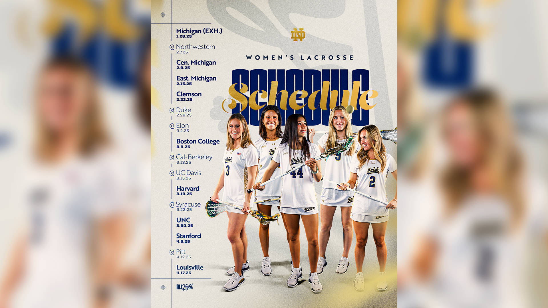 Women’s Lacrosse Releases 2025 Schedule Women’s Lacrosse Releases 2025 Schedule