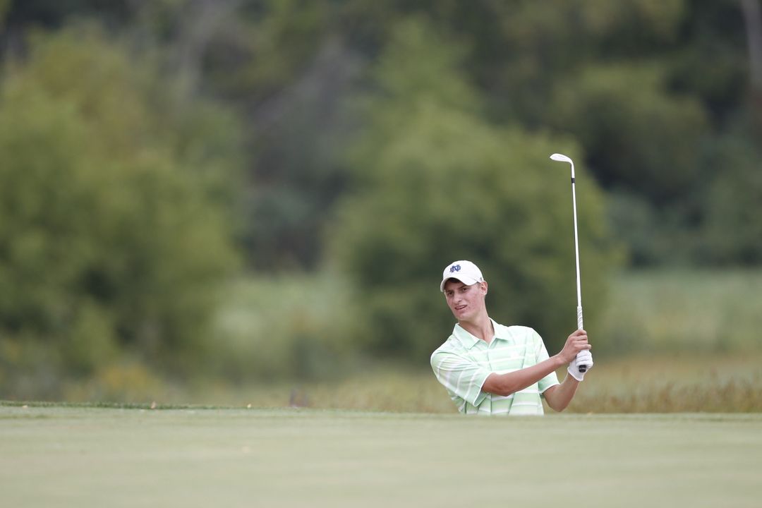 Freshman Blake Barens has appeared in two tournaments for Notre Dame thus far during the fall slate
