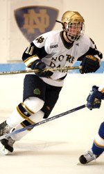 Irish Face Fifth-Place Ferris State In Home-And-Home Series Sophomore right wing Erik Condra scored three time, twice short-handed to lead Notre Dame to a 9-0 win over the University of Windsor.