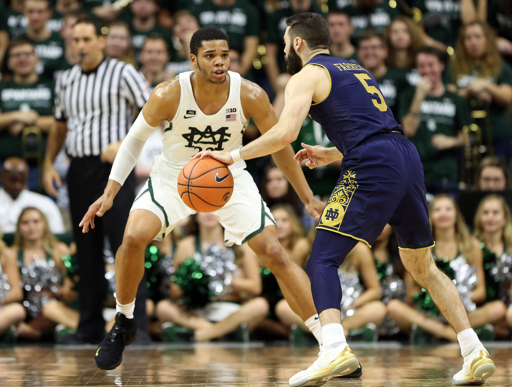 ND Men's Basketball at Michigan State (USATSI)
