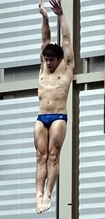 Sophomore Scott Coyle swept the diving events for the first time this season to bring his 2004-05 victory total to seven.