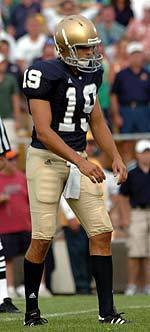 First Person With D.J. Fitzpatrick D.J. Fitzpatrick is currently tied for the school record in single-season PATs, hitting 48 of 48 this season.