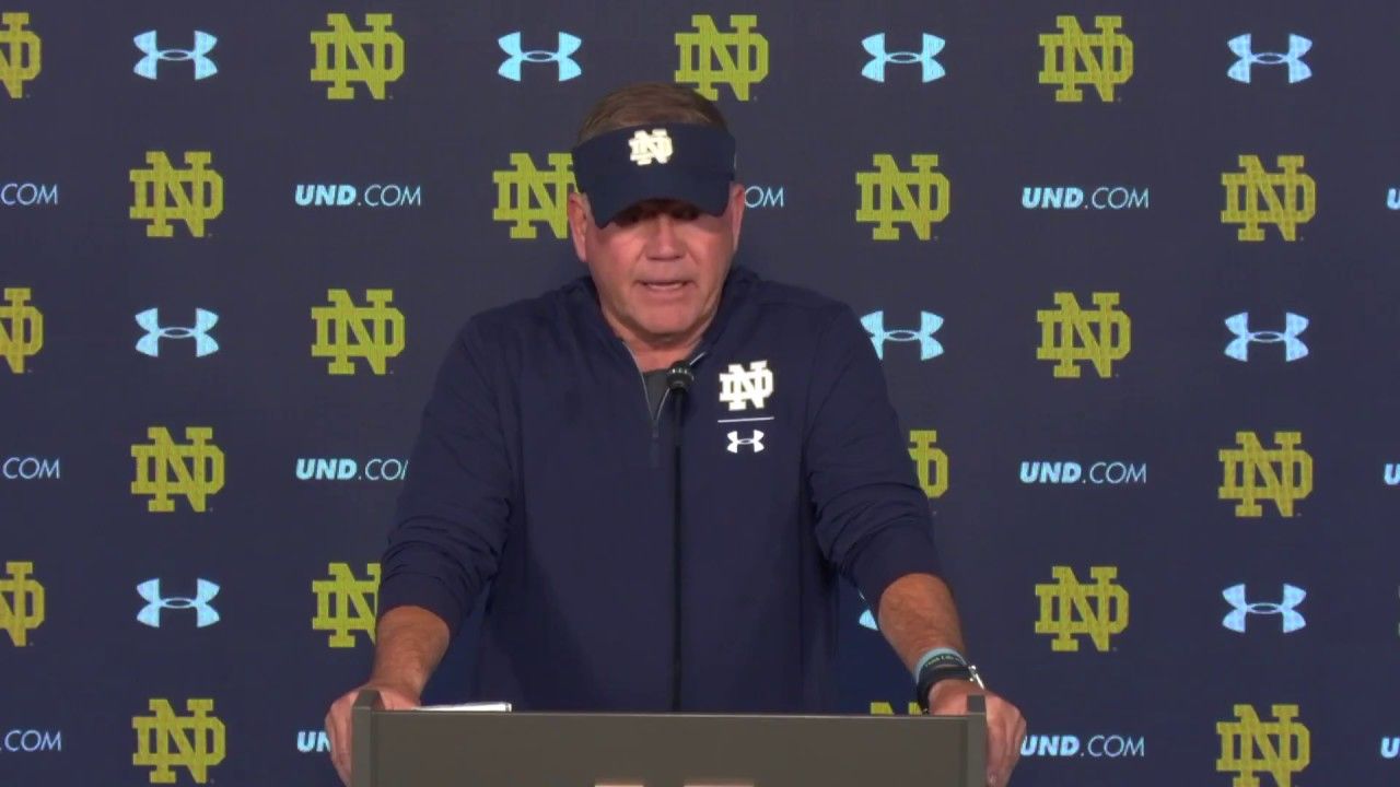 Brian Kelly Press Conference Stanford Week