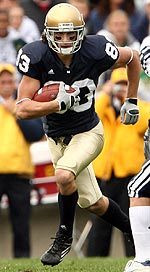 Samardzija A Nominee For Cingular/ABC Sports All-American Player Of The Week Jeff Samardzija set school records for touchdown receptions and receiving yards during the 2005 season.