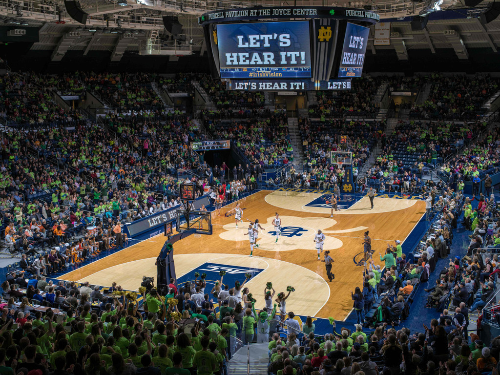 No. 3 Notre Dame vs. No. 18 Tennessee