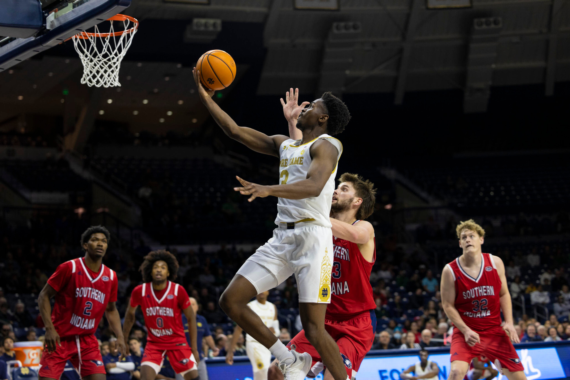 Irish Finish Strong in 82-70 Win over Southern Indiana Irish Finish Strong in 82-70 Win over Southern Indiana