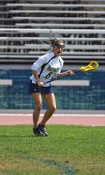 Lena Zentgraf was named the Notre Dame women's lacrosse teams' Most Valuable Player.  The senior midfielder was third in scoring with 17 goals and 22 assists for 39 points in 2007.