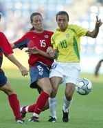 Former Notre Dame great Kate Sobrero Markgraf led a strong defensive effort that shut down a potent Germany squad in Monday's 2-1 Olympics semifinal win.