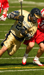 Ryan Hoff Nets Hat Trick As No. 11 Notre Dame Defeats Brown 11-5 Ryan Hoff's goal with nine seconds remaining in regulation forced overtime.
