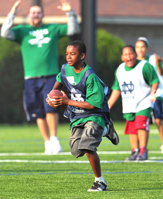 Irish Experience League Prepares To Kick Off
Photo by Matt Cashore/University of Notre Dame