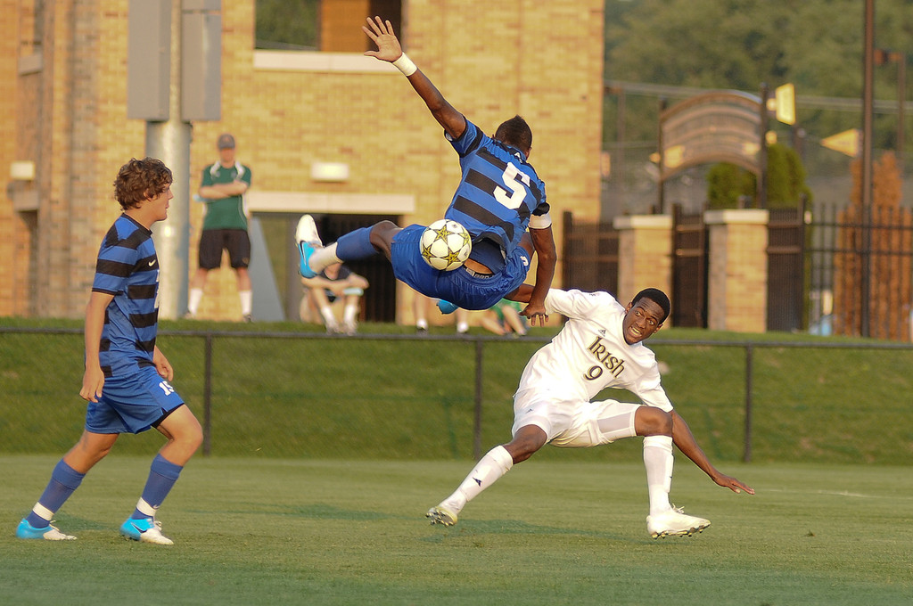 Notre Dame Men's Soccer vs Duke on 8-26-12
