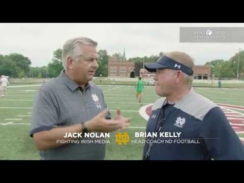 @NDFootball | Brian Kelly Post-Practice Interview Culver Day 4 (8.6.18)