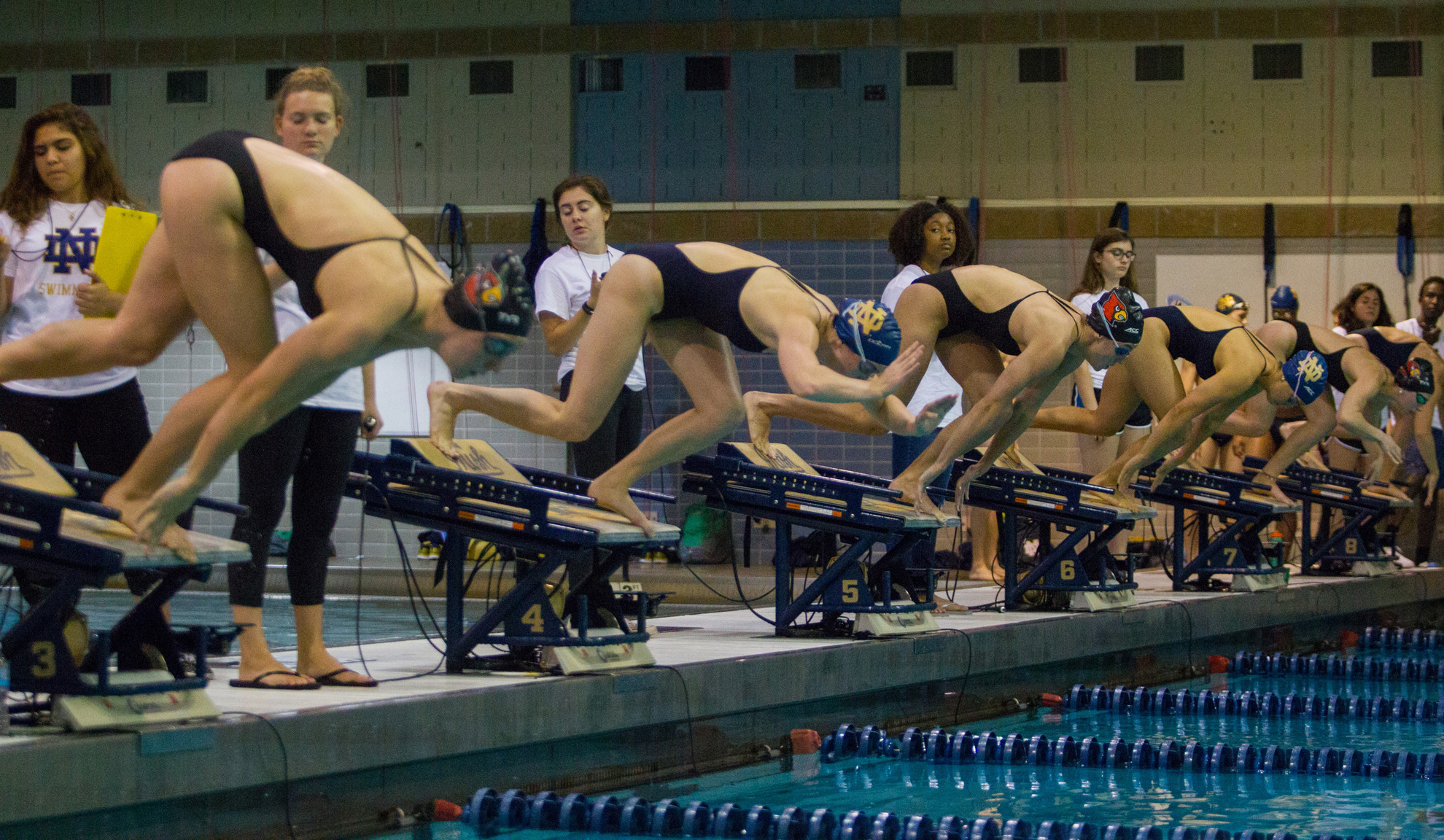 Irish Sweep Boilermakers In First Home Meet Abbie Dolan