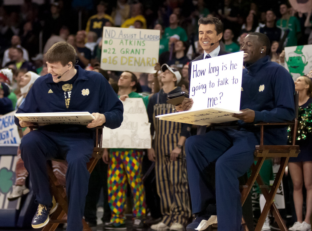 ESPN College GameDay visits Notre Dame Men's Basketball vs Louisville on 02-09-2013