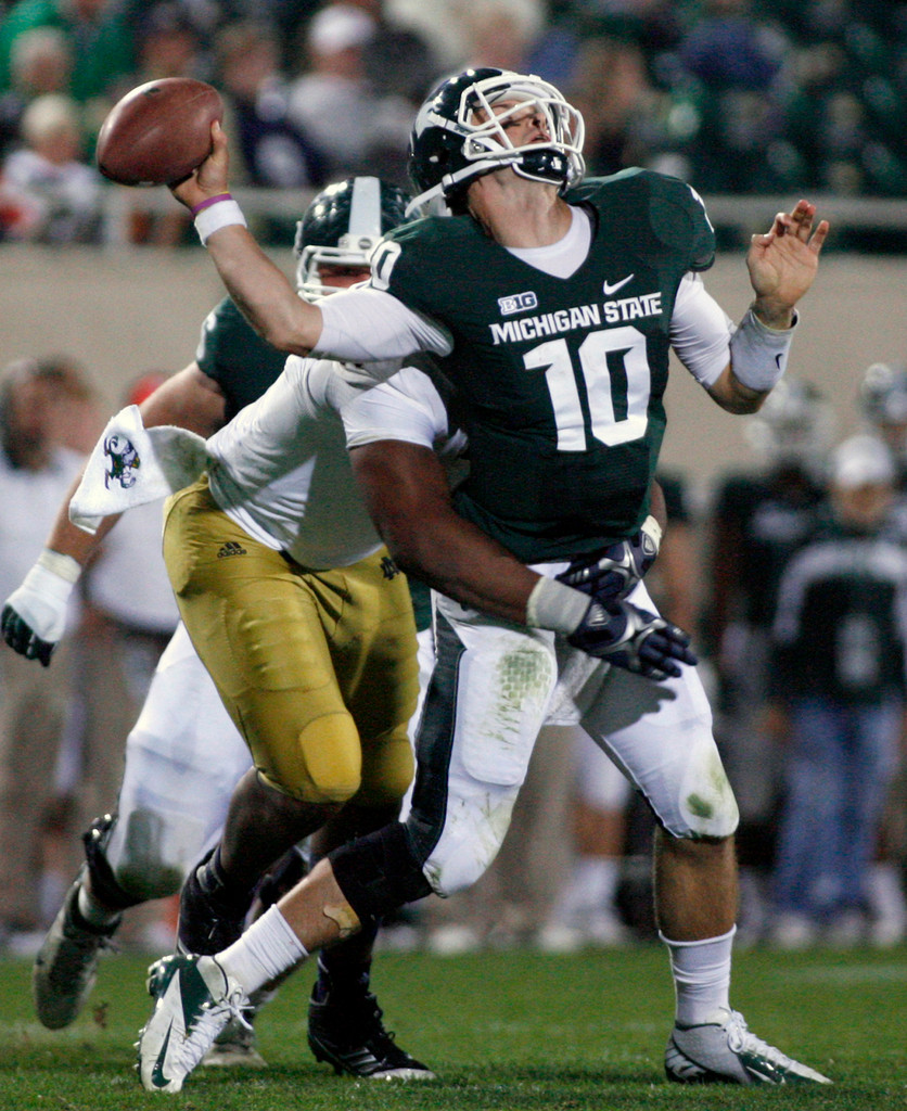 Irish Upset #10 Michigan State On The Road, 20-3 (AP)