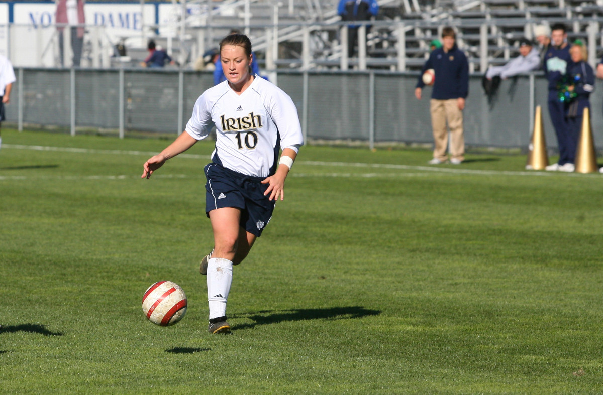Irish Lose 2-1 to North Carolina in College Cup Final Brittany Bock scored Notre Dame's goal in the 81st minute. (File Photo)