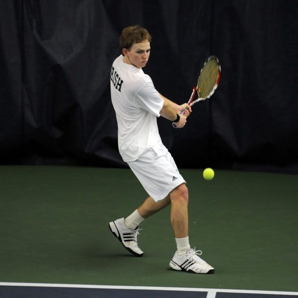 Stephen Havens earned a straight sets win in the first round of the ITA Midwest Regional singles main draw.