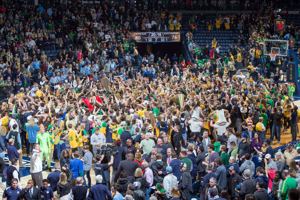 Notre Dame vs. No. 2 UNC