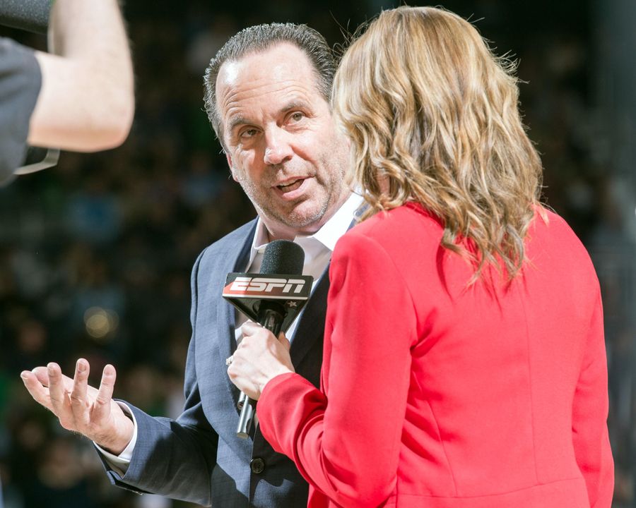 Glenn and Stacey Murphy have provided a gift to the University that will underwrite the head men's basketball coaching position at Notre Dame. Mike Brey (pictured) is in his 16th year as the head of the Irish program. 