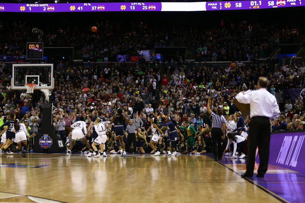 NCAA National Championship: ND WBB 61, Mississippi State 58 (USATSI)
