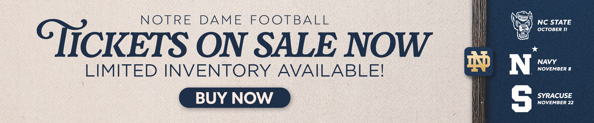 Notre Dame Fighting Irish Football Schedule - Official Athletics ...