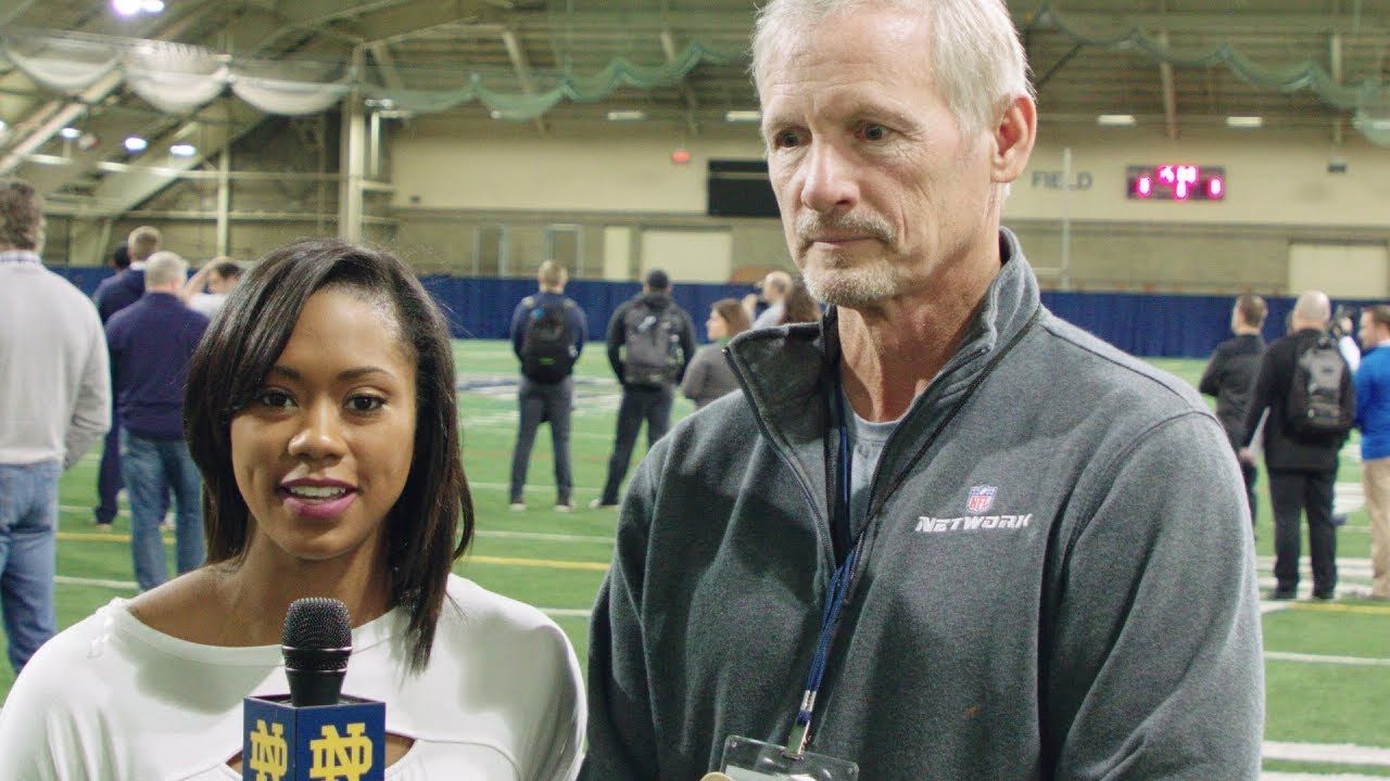 Exclusive 1 on 1: Mike Mayock | @NDFootball Pro Day (2018)