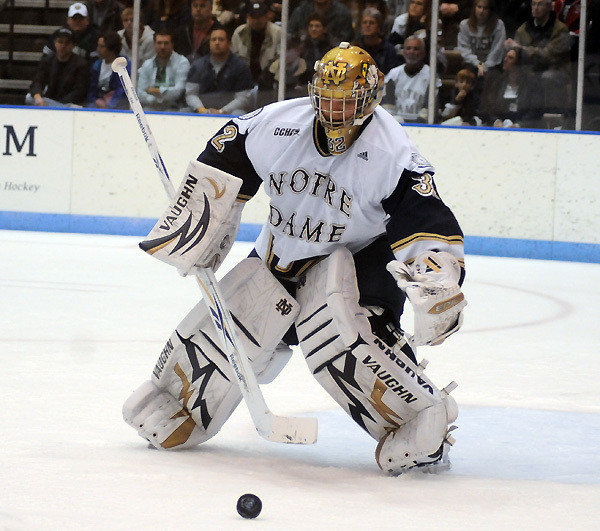 Irish Drop 1-0 Decision At No.1 Ranked Miami Freshman goaltender Mike Johnson becomes the first Notre Dame goaltender to be named to the CCHA all-rookie team.