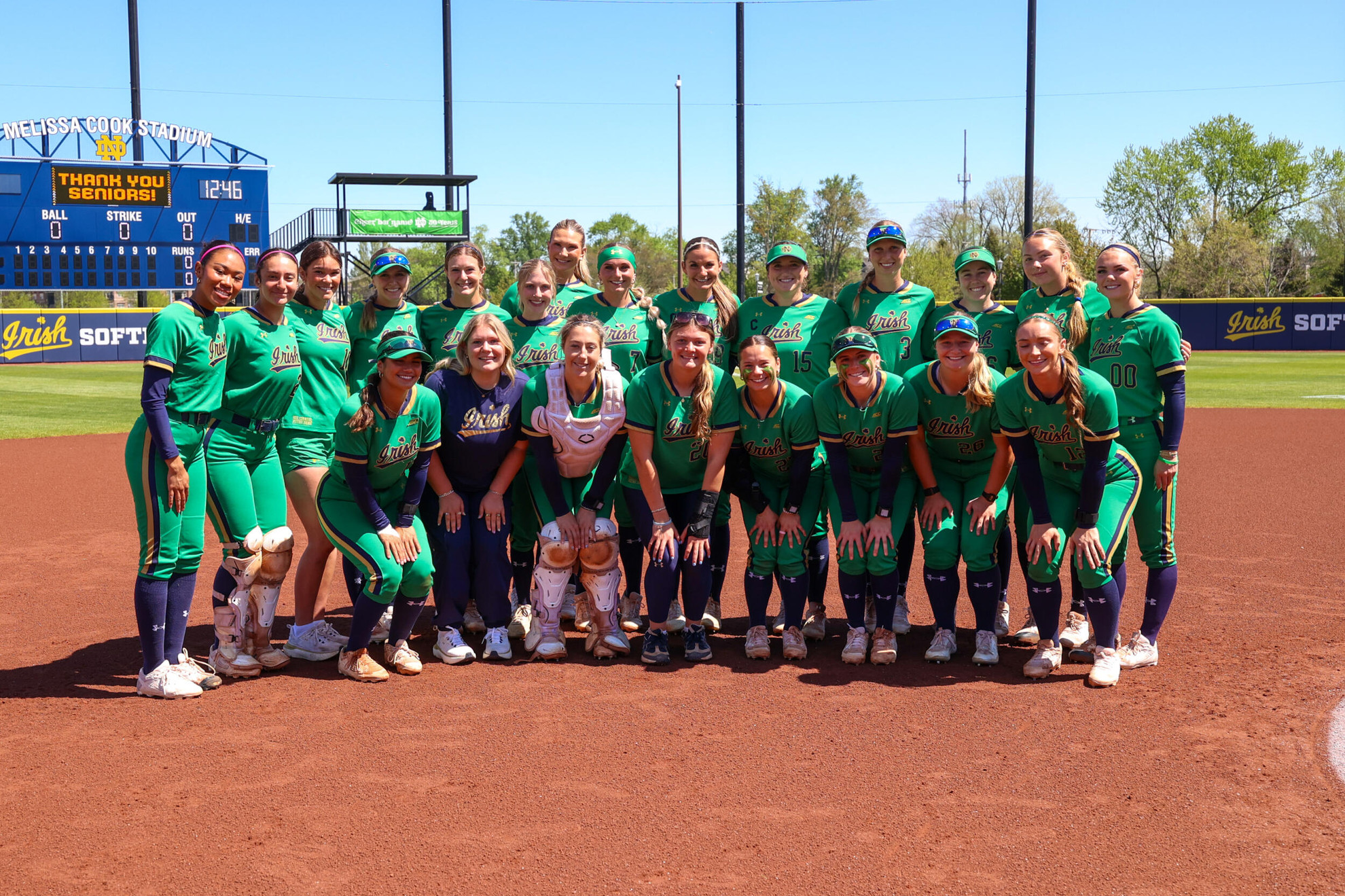 Kastor, Irish Win On Senior Day Kastor, Irish Win On Senior Day