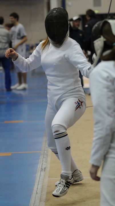 Courtney Hurley won epee gold at the Midwest Fencing Conference Championships, marking one of two Irish fencers to win gold.