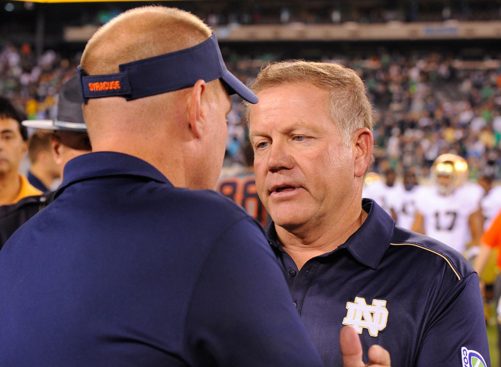 No. 8 Notre Dame vs. Syracuse (USA Today)