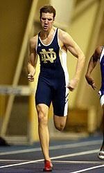 The Irish men's distance medley relay team put themselves in great position to travel to Arkansas for the NCAA Championships, thanks in part to a strong 400-meter leg by Trevor McClain-Duer.