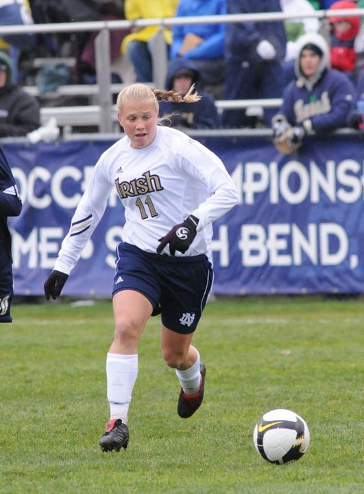 Junior forward Michele Weissenhofer was outstanding during the 2008 BIG EAST Championship, tallying five points (1G-3A), including the assist on Melissa Henderson's gamewinning goal in overtime of Sunday's 1-0 title game win over Connecticut at Alumni Field.