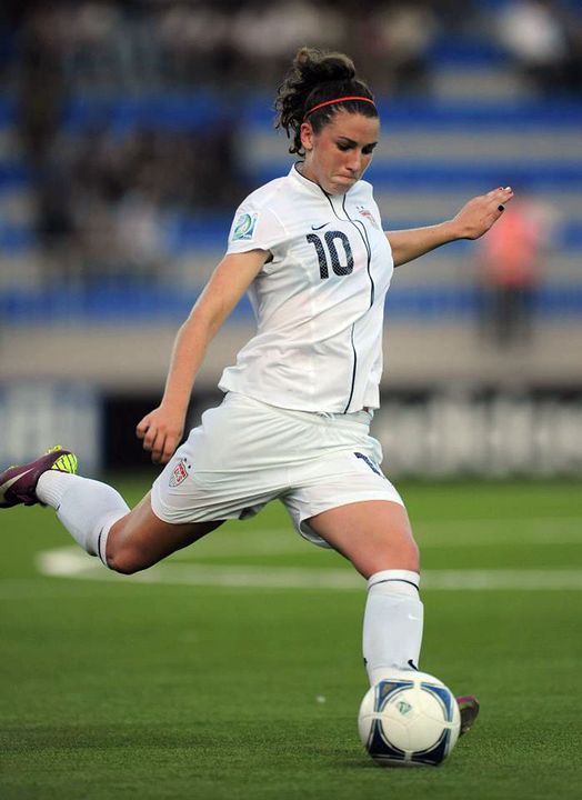 Notre Dame freshman midfielder Morgan Andrews, who served as U.S. captain at the 2012 CONCACAF U-17 Championship and FIFA U-17 Women's World Cup, was one of three Fighting Irish players named to the American roster for the CONCACAF U-20 Championships Jan. 9-19 in the Cayman Islands.