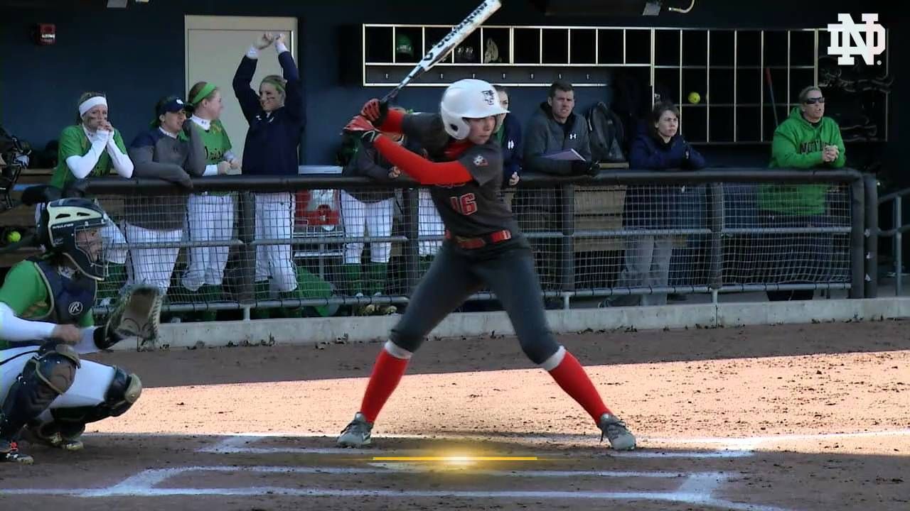 Notre Dame vs. Bowling Green State Softball Highlights