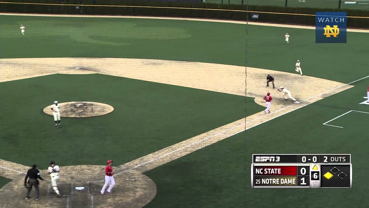 Notre Dame vs. NC State Baseball Highlights Game 1