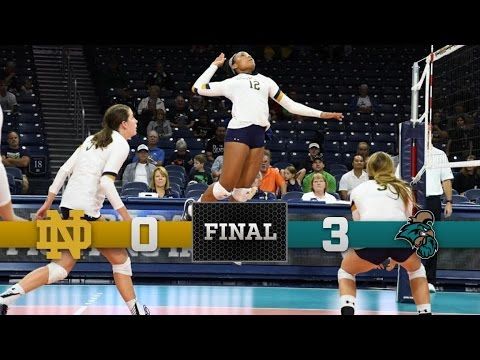 Top Moments: Notre Dame Volleyball vs Costal Carolina