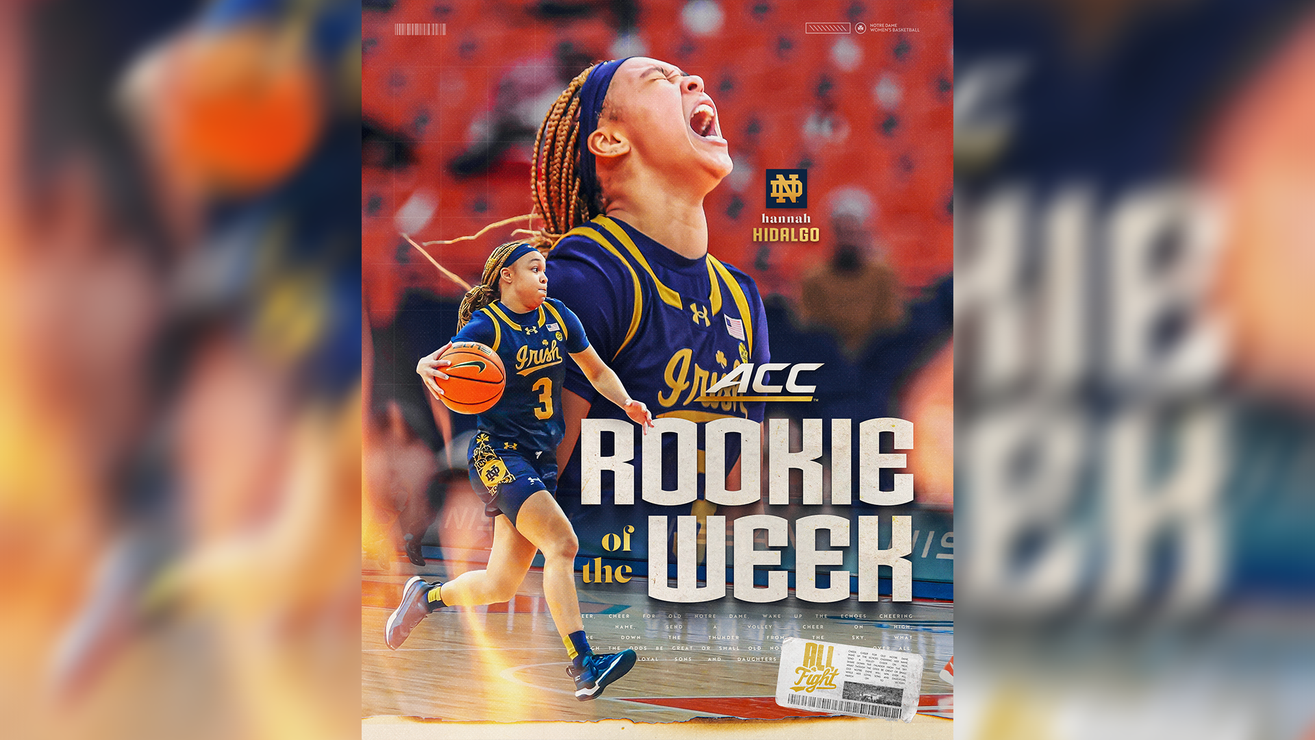 Hidalgo Wins Sixth ACC Rookie of the Week Award, Tying Program Record Hidalgo Wins Sixth ACC Rookie of the Week Award, Tying Program Record