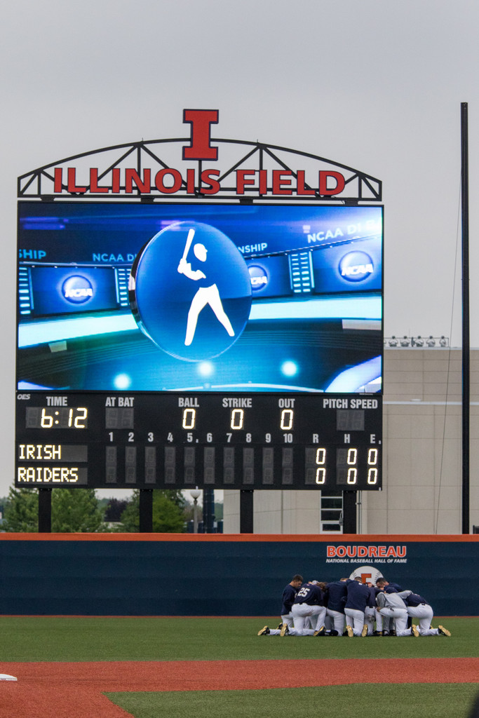 #23 Notre Dame 13, Wright State 7