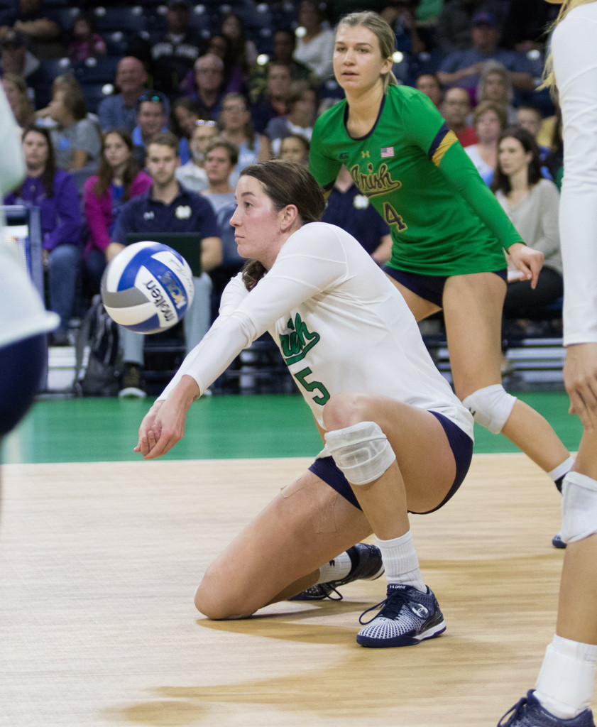 Notre Dame Volleyball vs. No. 8 UNC