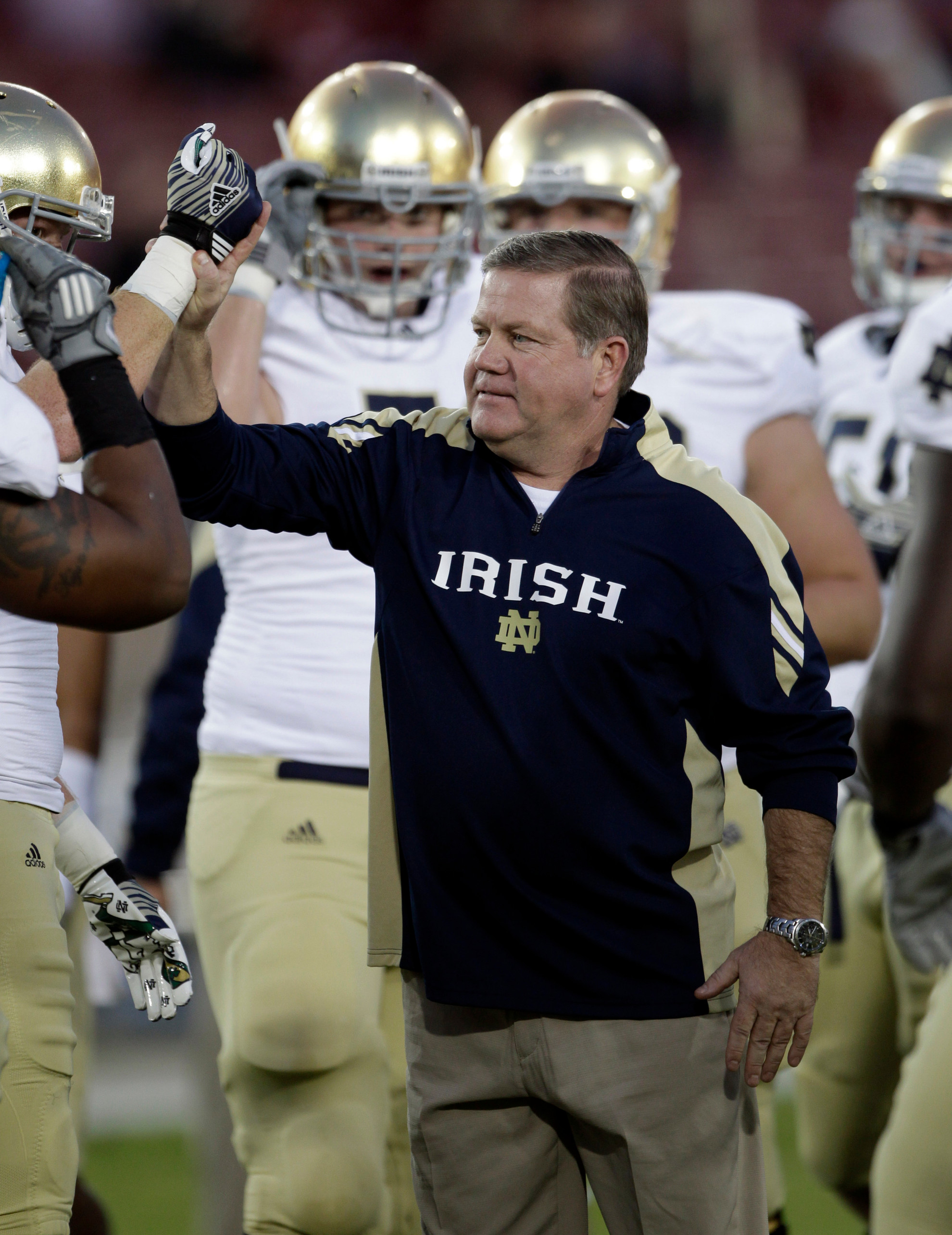 Assumption College Names Brian Kelly 2012 Commencement Speaker Notre Dame Stanford Football