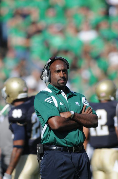 Notre Dame cornerbacks coach Kerry Cooks was one of seven coaches invited to attend the NCAA Champion Forum, the top tier of the NCAA's coaching academy programs