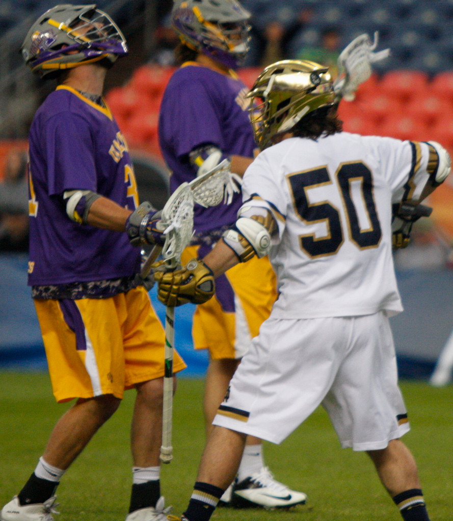 Notre Dame NCAA lacrosse vs. Albany (photos by Pete LaFleur)