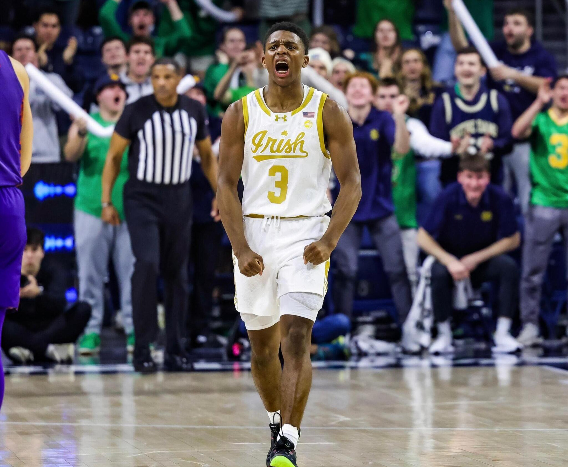 Red-Hot Irish Claim 69-62 Win Over Clemson Red-Hot Irish Claim 69-62 Win Over Clemson