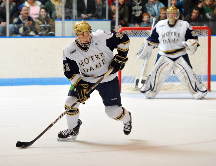 Bryan Rust and the Irish were selected to finish first in both the coaches' and media CCHA preseason polls.