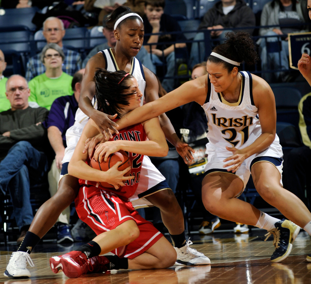 No. 5 Irish Dominate Saint Francis (Pa.), 128-55 (AP)