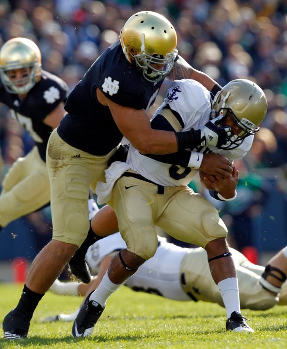 Senior linebacker Manti Te'o ranks eighth in school history with 324 career tackles (the most by any Notre Dame player in the past quarter century) entering the 2012 season.