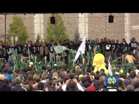 Notre Dame Football Pep Rally - Part One - Sept. 16, 2011