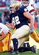 First Person With Kyle Budinscak Budinscak, Irish academic All-American candidate, reflects on balancing academics and football
