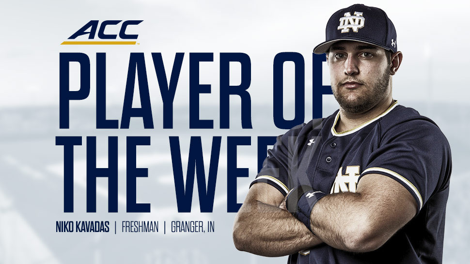Kavadas Named ACC Player of the Week Kavadas Named ACC Player of the Week